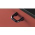 Maner pentru mobila Soft, finisaj gri muschi, L 40 mm