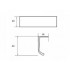M3996-796 INOX- Profil maner mobilier