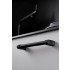 Maner pentru mobila Casey, finisaj negru lava texturat / negru mat, L:211 mm
