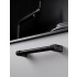 Maner pentru mobila Casey, finisaj negru lava texturat / negru mat, L:339 mm