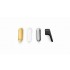 Buton pentru mobila Luv, finisaj negru mat, L 51.2 mm