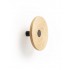 Agatatoare cuier Zoot, finisaj negru mat cu stejar natur, D:120 mm