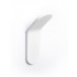 Agatatoare cuier Tik, finisaj alb mat, 40x125x47 mm