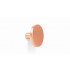 Agatatoare cuier Como, finisaj cupru periat, 41x25 mm