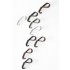 Agatatoare cuier Belt, finisaj gri muschi, 113.9x22x64.6 mm
