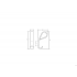 Agatatoare cuier Belt, finisaj gri muschi, 113.9x22x64.6 mm