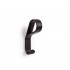 Agatatoare cuier Belt, finisaj maro mocca, 113.9x22x64.6 mm