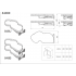 846BE/DX-60  - Cos semiluna cu amortizare titanio antislip - Montaj Dreapta