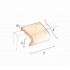 Maner pentru mobilier Way, finisaj alama shadow periata, L:200 mm