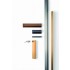 Maner pentru mobila Wing, finisaj bronz antichizat, L:1200 mm