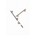 Maner pentru mobila Prisma, finisaj alama rustica, L: 272 mm