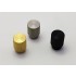 Buton pentru mobila Arpa, finisaj negru periat, D:22 mm