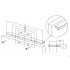 Maner pentru mobilier Angle, finisaj negru mat, L:100 mm