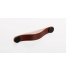 Maner Flexa din piele maro pentru mobilier, cu ornament negru, L:150 mm