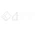 Agatatoare cuier Corner, finisaj gri antracit/alb mat, 101x87x67 mm
