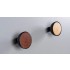Agatatoare cuier Bol, finisaj negru mat cu fag natur, 45x31.2 mm
