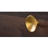 Buton pentru mobila Disc Zamak, finisaj alama cava periata, D 38 mm