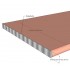 Capat aluminiu pentru blat 38 mm