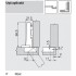 71T3550 - CLIP top - Balama pentru usa aplicata