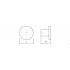 Buton pentru mobilier Como Big, crom mat, D:41 mm