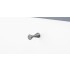 Buton pentru mobila Diabolo, finisaj otel inoxidabil, D:13.5 mm