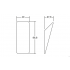 Agatatoare cuier Switch, finisaj alb lacuit, L:96.8 mm