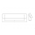Maner pentru mobila Switch, finisaj alb mat, L:50 mm