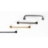 Maner pentru mobilier Floid, finisaj negru mat, L:143,6 mm