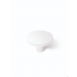 Buton pentru mobilier Como, alb mat, D:26 mm