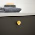 Buton pentru mobilier Como auriu periat