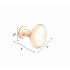 Buton pentru mobilier Como nichel periat