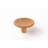 Buton din lemn pentru mobila Disc Wood, finisaj stejar, D 38 mm