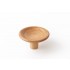 Buton din lemn pentru mobila Disc Wood, finisaj stejar, D 50 mm