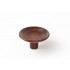 Buton din lemn pentru mobila Disc Wood, finisaj nuc, D 50 mm