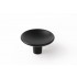 Buton pentru mobila Disc Zamak, finisaj negru mat, D 50 mm
