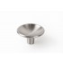 Buton pentru mobila Disc Zamak, finisaj nichel periat, D 50 mm