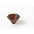 Buton din lemn pentru mobila Conic Wood, finisaj nuc, D 43 mm