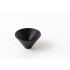 Buton pentru mobila Conic Zamak, finisaj negru mat, D 43 mm