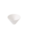 Buton pentru mobila Conic Zamak, finisaj alb mat, D 43 mm