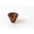 Buton din lemn pentru mobila Conic Wood, finisaj nuc, D 29.4 mm