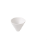 Buton pentru mobila Conic Zamak, finisaj alb mat, D 29.4 mm