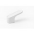 Buton pentru mobila Luv, finisaj alb mat, L 51.2 mm