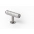 Buton pentru mobila Rille, finisaj otel inoxidabil, 55x38.5 mm