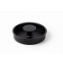 Buton pentru mobila ingropat Dipo, finisaj negru mat, D 74 mm
