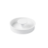 Buton pentru mobila ingropat Dipo, finisaj alb mat, D 74 mm