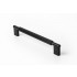 Maner pentru mobila Arpa, finisaj negru periat, L 214 mm