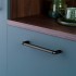 Maner pentru mobila Brooklyn, finisaj negru periat, L:330 mm