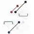 Maner pentru mobila Milano Viefe, finisaj alb mat, L:185 mm