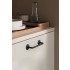 Maner pentru mobila Milano Viefe, finisaj negru mat, L:121 mm