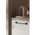 Maner pentru mobila Milano Viefe, finisaj negru mat, L:185 mm